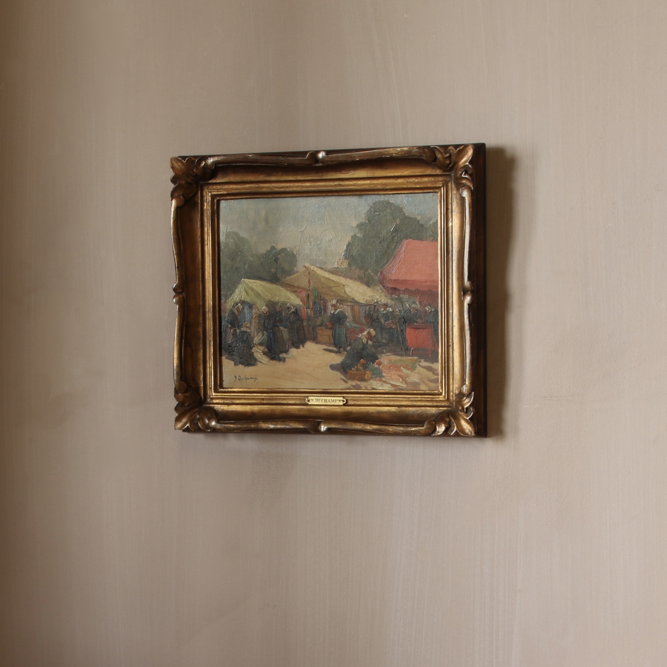 Breton Village Scene